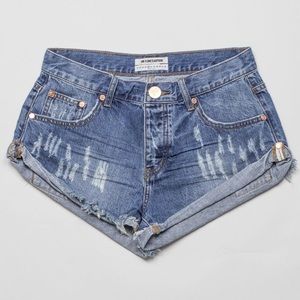 One teaspoon, Bandits Denim Short, Size 25, Pacifica